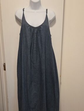 Mustard Seed Denim Dress L